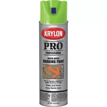 Marking Spray Paint, Fluorescent Neon Green - 15 oz