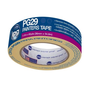 Premium Grade PG29  Low Tack Masking Tape ~ 1.41" x 60 Yds