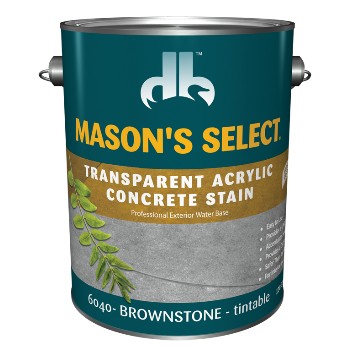 Transparent Acrylic Concrete Stain, Brownstone ~ Gallon