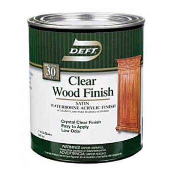 Deft 10904 Waterborne Clear Wood Finish ~ Satin/quart