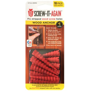 Screw-It-Again SIA-10PK Wood Anchors