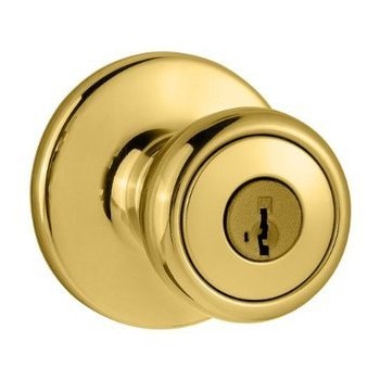 Tylo Entry Lockset with SmartKey ~ Polished Brass