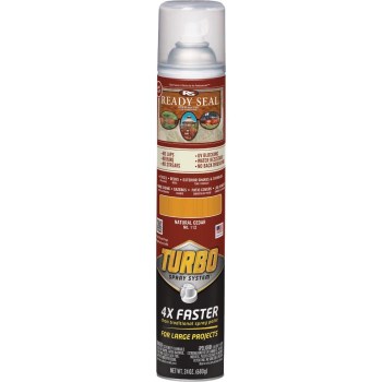 Ready Seal Wood Stain & Sealer Spray, Natural Cedar - 24 oz
