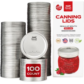 Fjlr100 100pk Reg Canning Lids