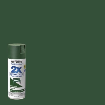 Painter's Touch 2X Spray Paint, Semi-Gloss Hunter Green