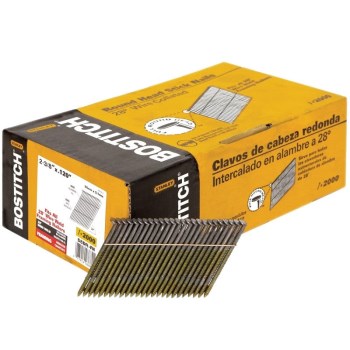 Ring Shank Framing Nails, 28 Degree - 2-3/8"