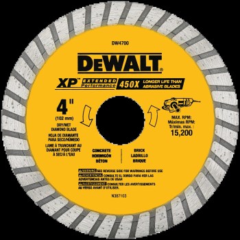 Dry Cut Diamond Wheel - 4"