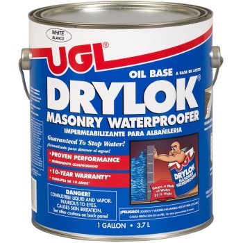 Ugl 20713 Drylok Oil Base Masonry Waterproofer, White ~ Gallon