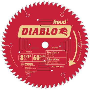 Finish Blade, 60T 8-1/2 Inch