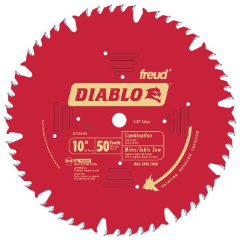 Freud/diablo D1050x Combo Blade, 50t 10 Inch