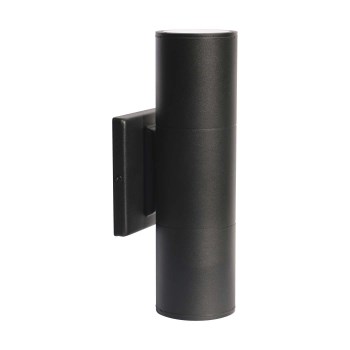 LED 2-Light Sconce, Black