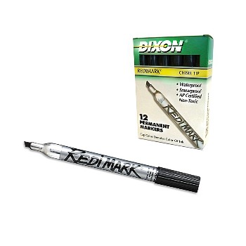 Dixon/Prang/Ticonderoga 87170 Redi-Marker, Black