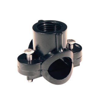 Orbit Plastic Saddle Tee  3/4" x 1/2"