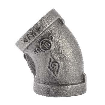 Anvil/Mueller 45-Degree Elbow, Black - 1/2"