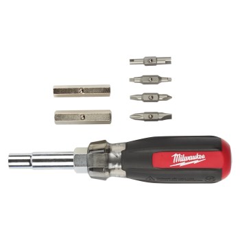 13-in-1 Cushion Grip Screwdriver w/ Schrader Bit
