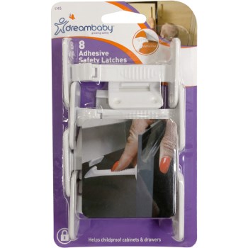 White Adhesive Latches