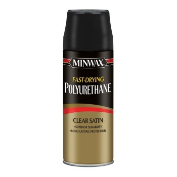Minwax Interior Polyurethane Spray, Clear Satin - 11.5 oz