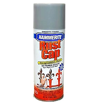 Masterchem 42245 Hammerite Smooth Metal Finish, Gray ~ Spray