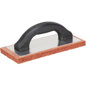 Coarse Red Rubber Float - 9" x 4"