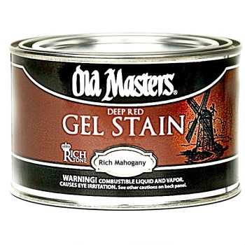 Old Masters 84316 Gel Stain,  Rich Mahogany ~ Half Pint 