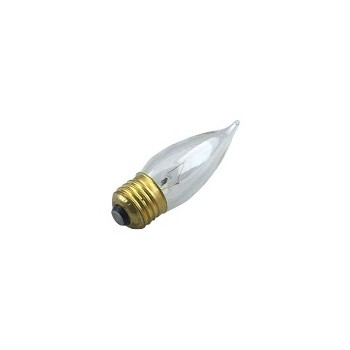 Chandelier Light Bulb, Clear 120 Volt 40 Watt 
