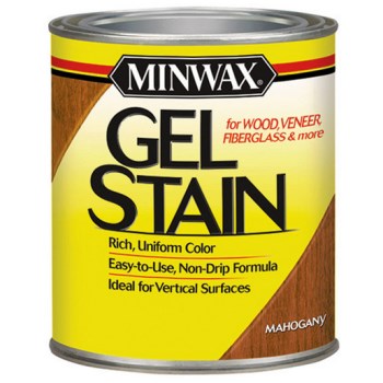 Minwax 26050 Gel Stain,  Mahogany ~ Half Pint