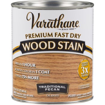 Fast Dry Interior Wood Stain, Traditional Pecan ~ Qt