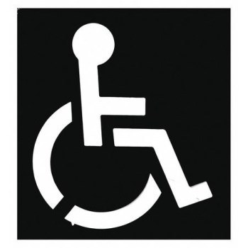 Stencil - Handicap Symbol 