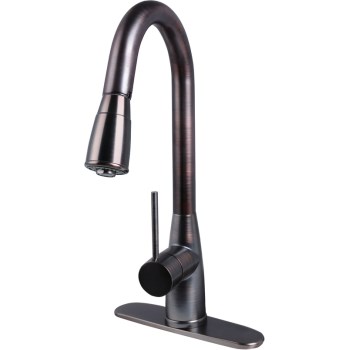 Kitchen Faucet, Gooseneck ~ Classic Bronze