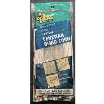 Canada Cordage 65p-wa Cotton Cord, Multi Purpose ~ 9/64" X 30 Ft.