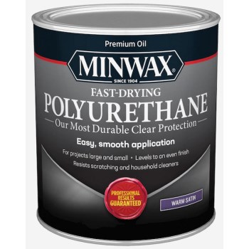 Minwax Fast-Drying Polyurethane, Semi-Gloss ~ 1 QT 