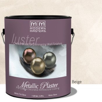 Modern Masters Psmp745gal Metallic Plaster, Beige ~ Gallon