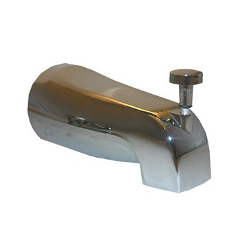 Slip Fit Diverter Tub Spout Chrome Plated