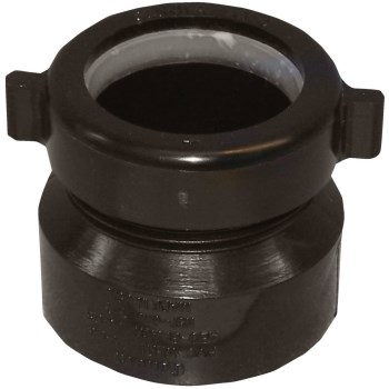 Charlotte ABS DWV Trap Adapter - 1-1/2" x 1-1/4"