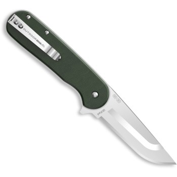 Outdoor Edge RazorSafe Carry Knife, Green G10 - 3"