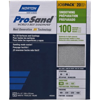 Sandpaper, High Performance ~ 100 Grit