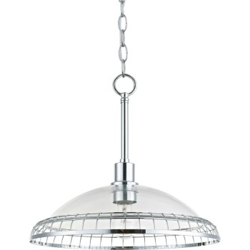 25-0207 Chrome 1lt Chandelier