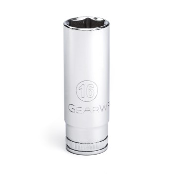 GearWrench Deep Well Metric Socket   3/8" Drive   16mm