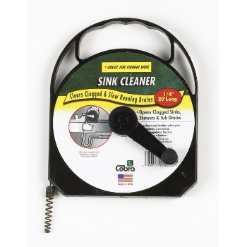 Sink Cleaning Auger ~ 1/4" x 20"