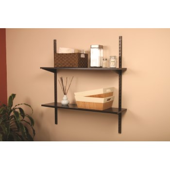 Knape & Vogt Espresso Shelf - 10" x 36"