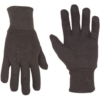 1sze Brn Jersey Glove