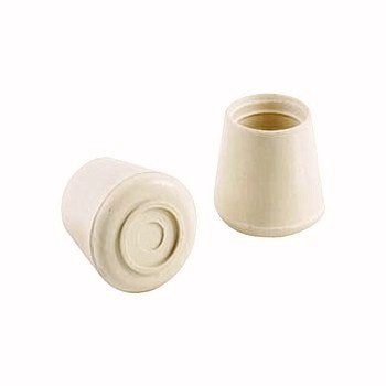 Rubber Leg Tip, 1-1/4" White