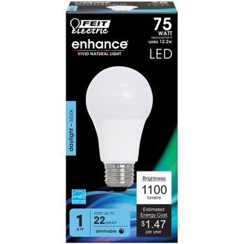 A19 Shape Dimmable LED Bulb ~ 1100 Lumens