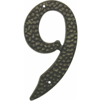 Hy-Ko DC-3/9 Black House Number - # Nine - 3 1/2" 