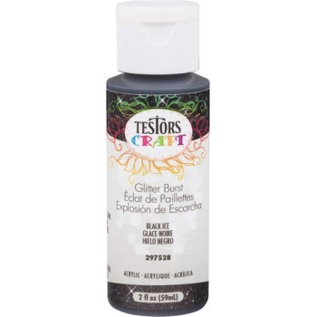 Testors Black Ice Craft Paint ~ 2oz 