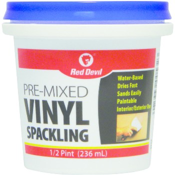 Red Devil 0532 Pre Mixed Vinyl Spackle 1/2 Pint