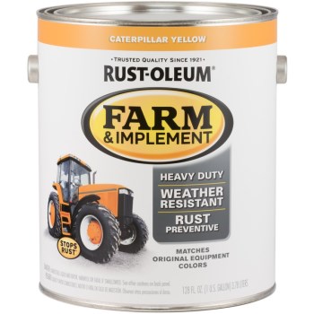 Farm & Implement Paint, Caterpillar Yellow ~ Gallon