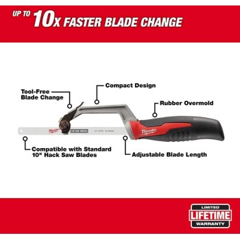 Milwaukee 10" Compact Hacksaw