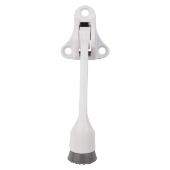 Kickdown Door Stop  White   4"