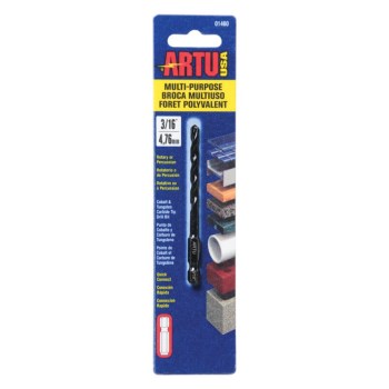 Artu Quick Connect Drill Bit - 3/16"